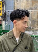 日本橋テーパーフェードビジネスラフ7：3スタイル