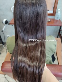 ココノイル ヘア アンド リラックス(COCOnoil hair&relax)の写真/人気のTOKIOトリートメントを導入！髪質に合わせたケアで、毛先まで潤う艶髪に♪カラーやパーマの持ちも◎