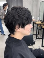 フイ 代々木(Hui)&nbsp;メンズ/アップバング/ツーブロックマッシュ/束感ショート/波巻き