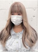 3503タイトストレート外国人風グラデーションツートンカラー