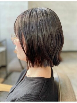 ソイクフ 四条大宮店(SOY-KUFU) 大人可愛い◎似合わせカットイメチェン黒髪ボブ