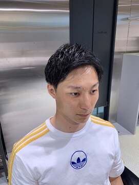 フランクスバーバーザスタンド(Frank’s barber the stand) メンズナチュラルツーブロックフェードショートF