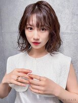オーブ ヘアー ソレイユ 福岡千早店(AUBE HAIR soleil) 20代・30代_大人可愛い/ニュアンスパーマ風ヘア