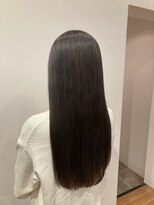 パプス ド コワフュール 甲東園(Pap's de coiffeur) グレーブラック×髪質改善トリートメント