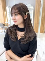 アフロートリノ(AFLOAT Leino) 大人可愛い韓国ヘア レイヤーカット 似合わせ顔まわり#