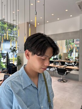 ガリカ 横浜(Gallica) 【後藤嵩広】メンズツーブロック黒髪センターパート