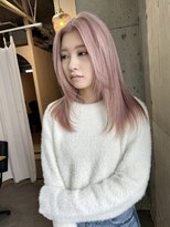 ラニヘアサロン(lani hair salon)&nbsp;ピンクミルクティー/ペールトーン/ハイトーン/ケアブリーチ