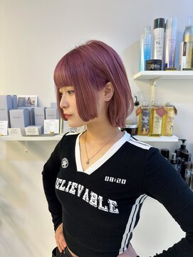 リー 四ツ橋(Lee) 【fukky】姫カット×ジューシーピンク