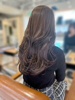 ラボヌールヘアー リアン 川越店(La Bonheur hair Lier) レイヤーロング/グレージュ/韓国