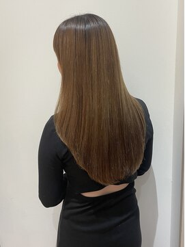 アッシュ 中目黒店(Ash) ハイライトでも出来る縮毛矯正