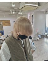 プライズ 成増店(prize)&nbsp;ミルクティーベージュハイトーンメンズカット成増大山