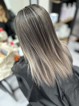 ラムシェール(LamChele) 【lamchele】シルバーグレー×バレイヤージュ