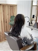 フェイスフレーミング×抜きっぱなしブリーチ