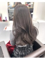 ミシェリー 新宿店(misherry)&nbsp;トレンドミルクティーグレージュ大人フェミニンロング似合わせ