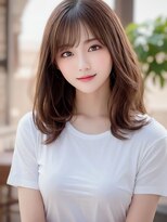 ファーレ ツルミ(Fare tsurumi) ミディアムレイヤー 美髪 透明感 イメチェン くびれ 髪質改善