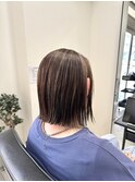 切りっぱなしボブ