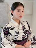 （hinari）浴衣着付け/ヘアセット/夏祭りヘアアレンジ
