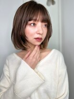 カバーヘア ブリス 戸田公園西口店(COVER HAIR bliss) イヤリングカラー大人可愛いワンカールボブディp1戸田公園