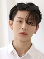 ページ(page,)&nbsp;韓国ヘアカルマパーマコンマバングセンターパート黒髪ウルフ