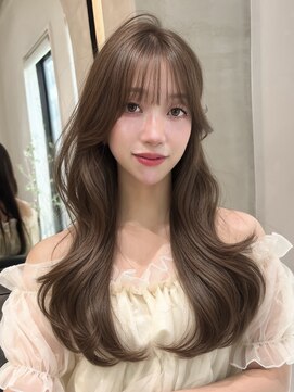 ロンドエニカ 大宮(Lond enika) 暗めカラー/レイヤーカット/マロンベージュ/くすみベージュ/大宮