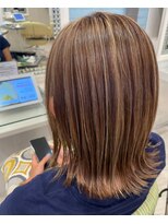 ビスイル 秋葉原店(Vis ill) くびレイヤー髪質改善ハイライト韓国大人可愛い小顔ベージュ