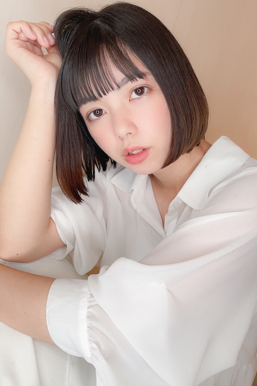髪質改善ノンダメージフルカラー＋Kiteカット \11,200
