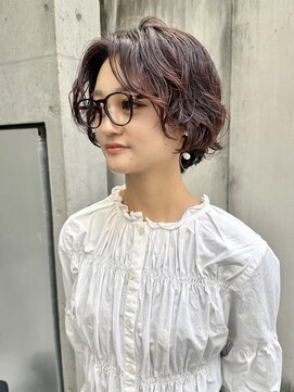 ニュアンスパーマショートパーマボブパーママッシュショート