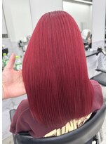 エゴル ナゴヤサカエ(ENGOL NAGOYA SAKAE) 新美蓮/レッド/赤髪/ブリーチ/レッドカラー