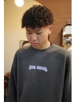 エディ(Edy)&nbsp;メンズパーマツイストスパイラルパーマツイスパマッシュ刈り上げ