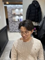 プラウド(PROUD) 曲がる縮毛矯正/センターパート/七三分け