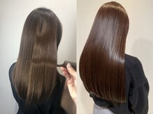 髪質改善で艶・まとまりを整える