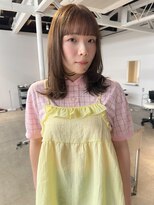 パーク(PARK)&nbsp;レイヤーカット ブリーチなしカラー ベージュ