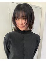 アイトーキョーエス 渋谷(AI TOKYO S)&nbsp;ウルフボブ/ウルフカット/ハッシュカット/顔まわりレイヤー