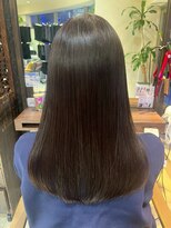 ヘアリゾート粋 ティガ 池袋店(tiga)&nbsp;透明感カラー/シアーブラウン/ストレートヘア