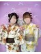 メモワール なんば店(memoire)の写真/浴衣着付けができるサロンで特別な一日を！かわいい双子ヘアもできるよ♪