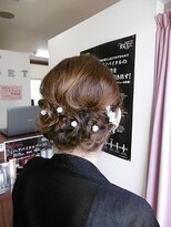 デザインヘアー ピアジェ 橿原店(DESIGN HAIR PIAGET) 大人華やか可愛い品の良いアップ(^_^)/