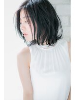 カノン(canon) 【canon 下北沢】暗髪でも似合う♪毛先軽めの切りっぱなしボブ