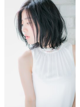 カノン(canon) 【canon 下北沢】暗髪でも似合う♪毛先軽めの切りっぱなしボブ