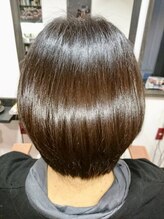 髪処あん ツヤ感グレイカラー