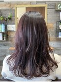 秋カラー　レイヤーバイオレットカラー