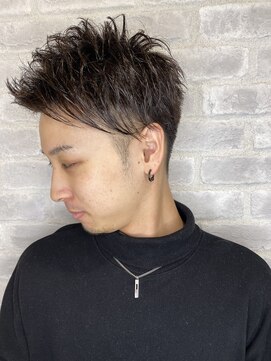 アヴァンス 天王寺店(AVANCE.) MEN'S HAIR 刈り上げ×ツーブロック×サイドパート