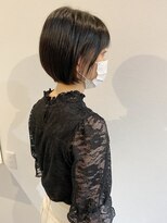シロ 延岡店(SIRO)&nbsp;【黒髪ショートボブ♪前髪カット】延岡美容室シロSIROヘッドスパ