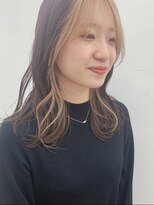 キー(kii)&nbsp;フェイスフレーミングカラー　ベージュ　福岡　天神　薬院