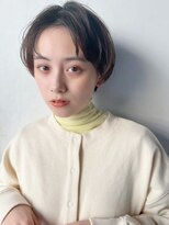 ベイルーム(BAYROOM by HONEY omotesando)&nbsp;【BAYROOM】ハンサムセンターパートマッシュ×セピアグレージュ