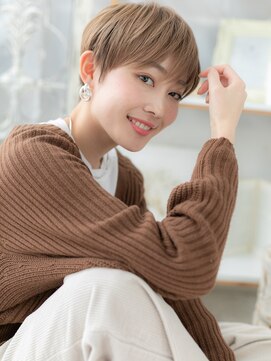 モッズヘア 上尾西口店(mod's hair) 小顔マッシュショート外国人風インナーカラーc5上尾20代30代40代