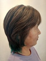 タエビスアリッサム(Taebis Alyssum)&nbsp;ミディアムレイヤー(白髪ぼかし、3Dカラー)