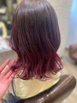 ハジー(Hajy)&nbsp;Liveに行くなら毛先にピンクを