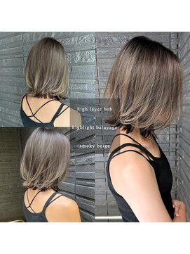 トルネード(TORNADO) レイヤーボブハイライトバレイヤージュ　n11.19