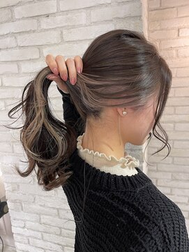 ロンド 表参道店(Lond) 【Lond表参道倉崎涼】ちらっと見えるインナーカラーが可愛い!