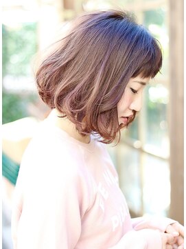 ラウ 門前仲町(Lawu) 毛先ワンカール揺れるボブ☆